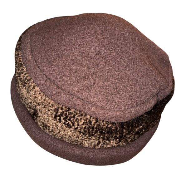 Chocolate Brown 100% Wool PARKHURST Hat main image 4